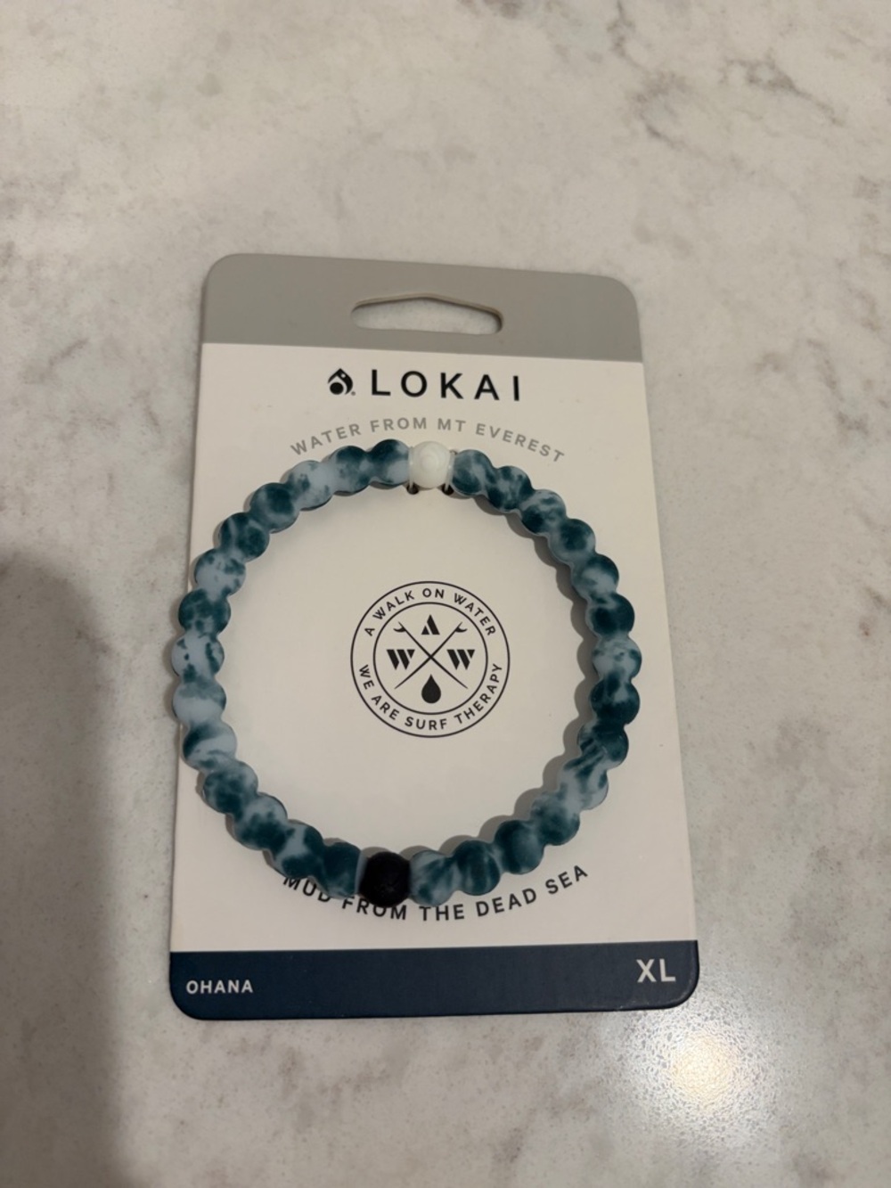 Lokai Ohana Blue Teal Beaded Bracelet